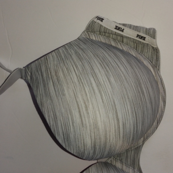 Victoria's Secret PINK Wear Everywhere T-shirt Pushup Bra 34D EUC - Picture 4 of 10